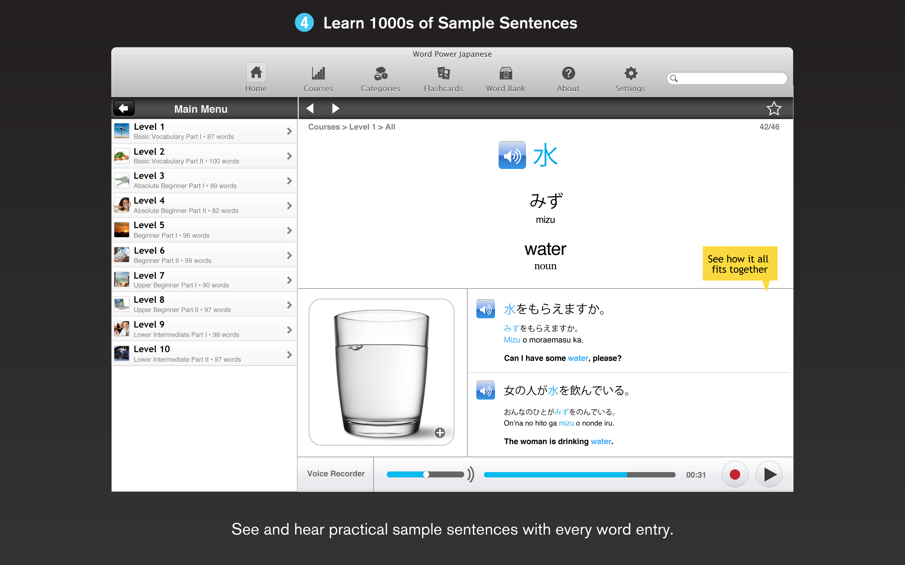 Screenshot 4 - Learn Japanese - Gengo WordPower 